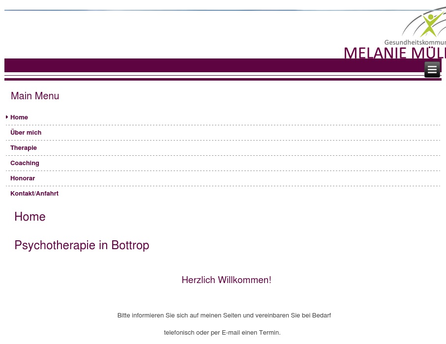 Müller Melanie Heilpraktikerin für Psychotherapie