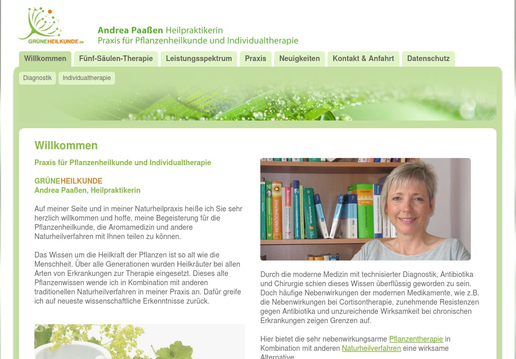 Paaßen, Andrea, Praxis für ganzheitliche Therapie und Pflanzenheilkunde