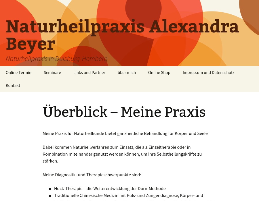 Alexandra Beyer Praxis für Naturheilkunde Heilpraktikerin