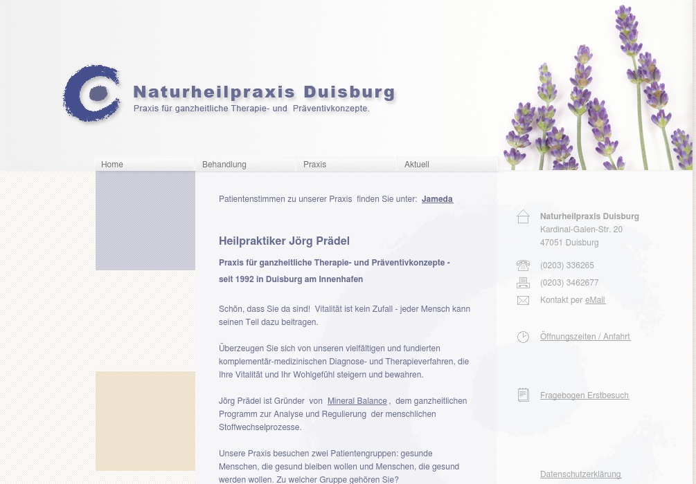 Naturheilpraxis Duisburg Jörg Prädel