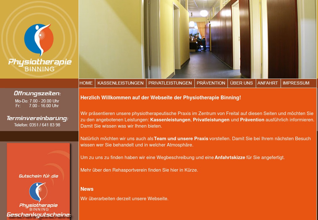 Physiotherapie Binning