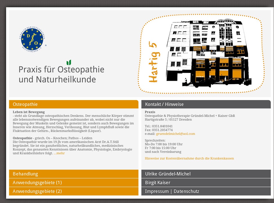Physiotherapie & Osteopathie Ulrike Gründel-Michel & Birgit Kaiser
