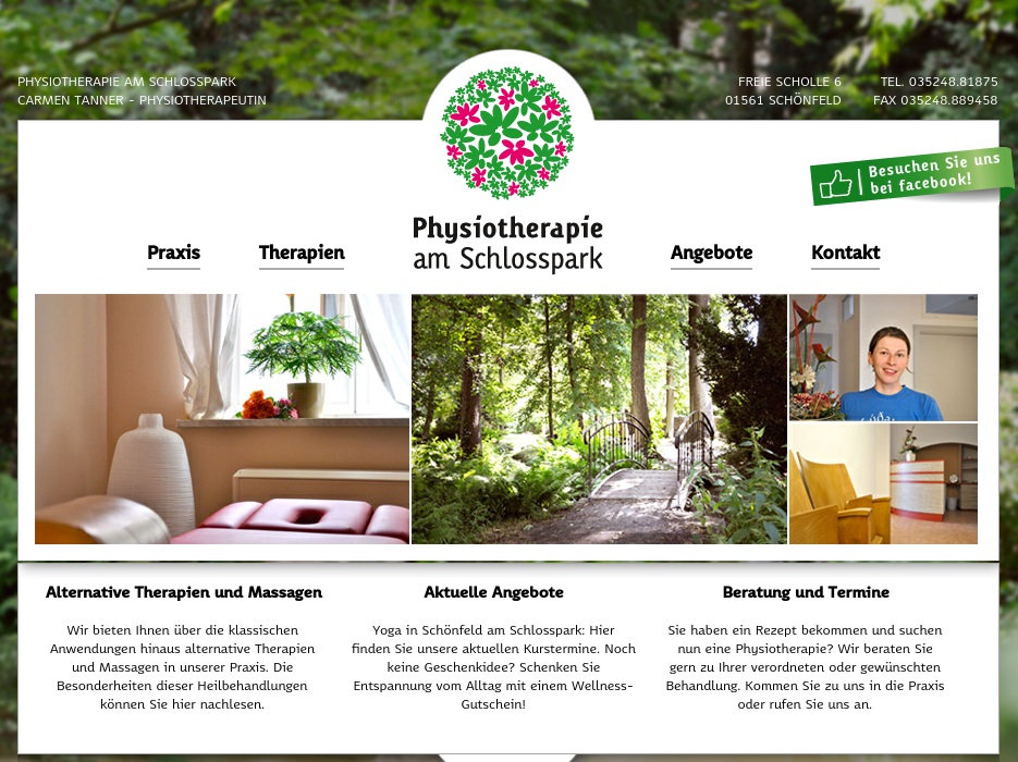 Physiotherapie am Schlosspark Carmen Tanner