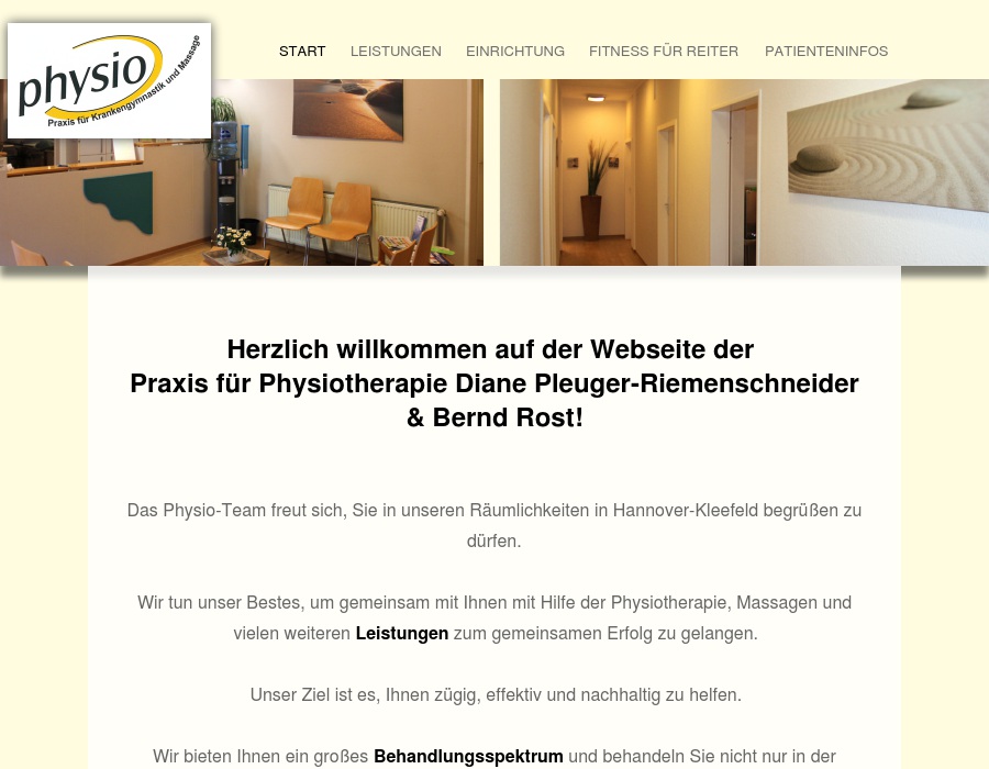 physio - Praxis für Krankengymnastik und Massage