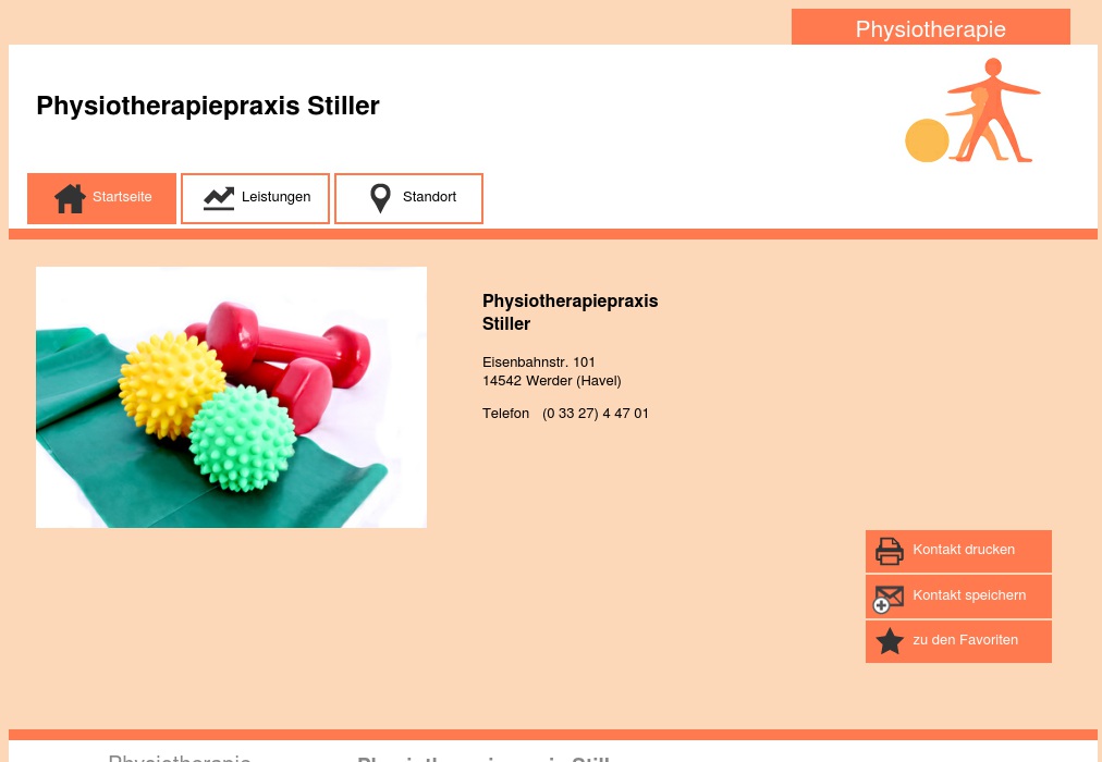Stiller Physiotherapiepraxis