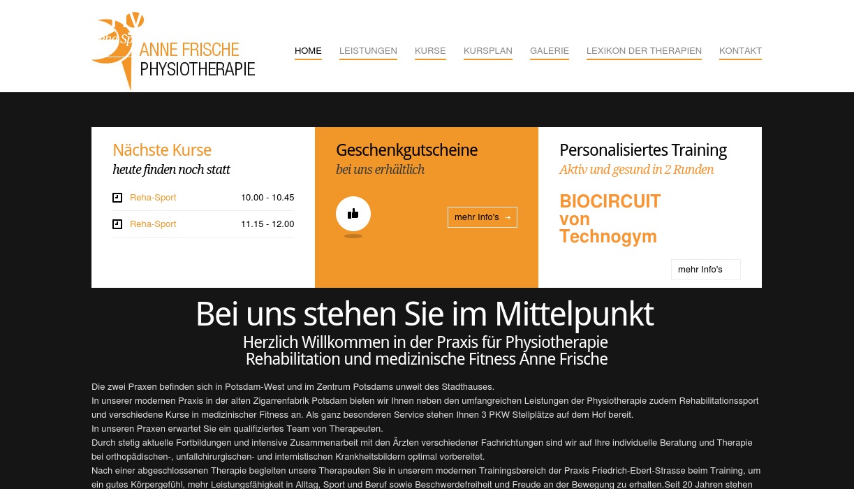 Frische Anne Physiotherapie