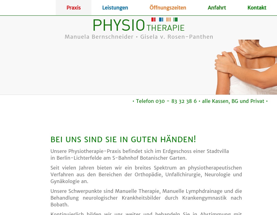 Bernschneider, Manuela und Gisela v. Rosen-Panthen