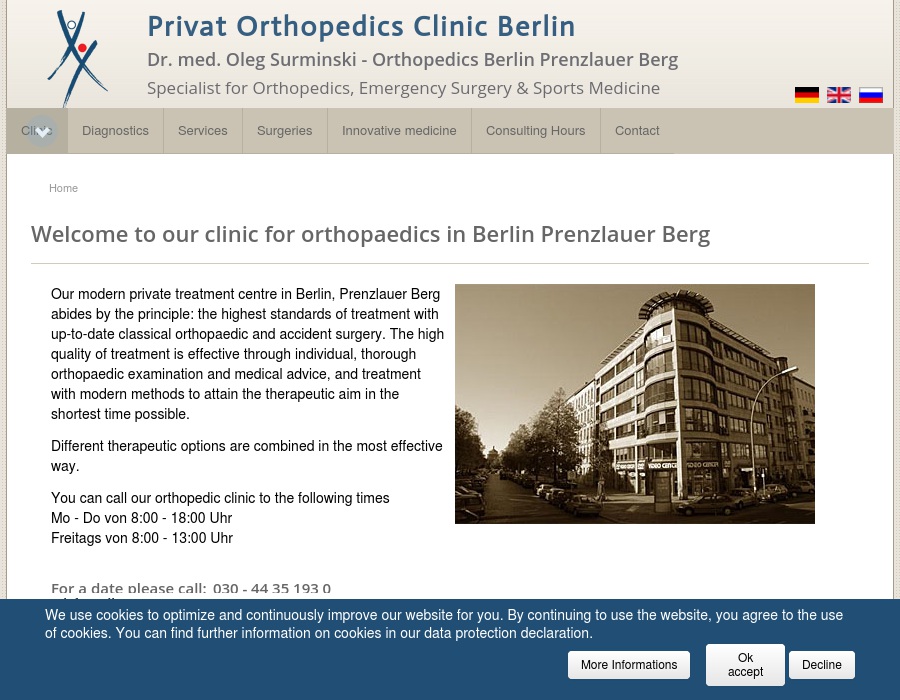 Surminski, Oleg, Dr., Facharzt für Orthopädie und Unfallchirurgie