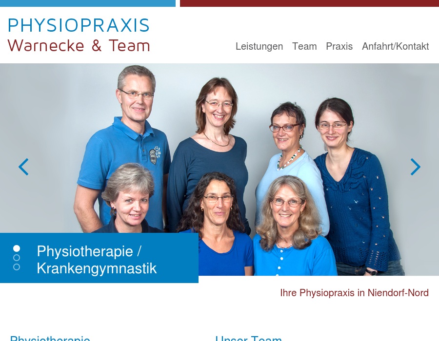 Physiotherapie/Krankengymnastik V. Warnecke & Team