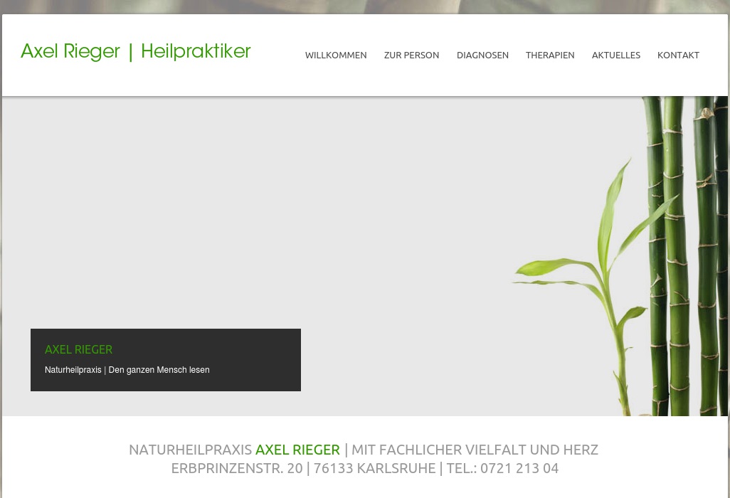 Axel Rieger Heilpraktiker