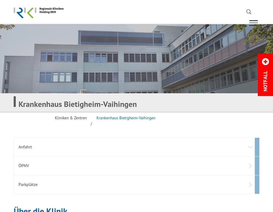 Kliniken Physio Krankenhaus Bietigheim