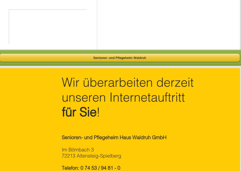 Alten- u. Pflegeheim Waldruh GmbH