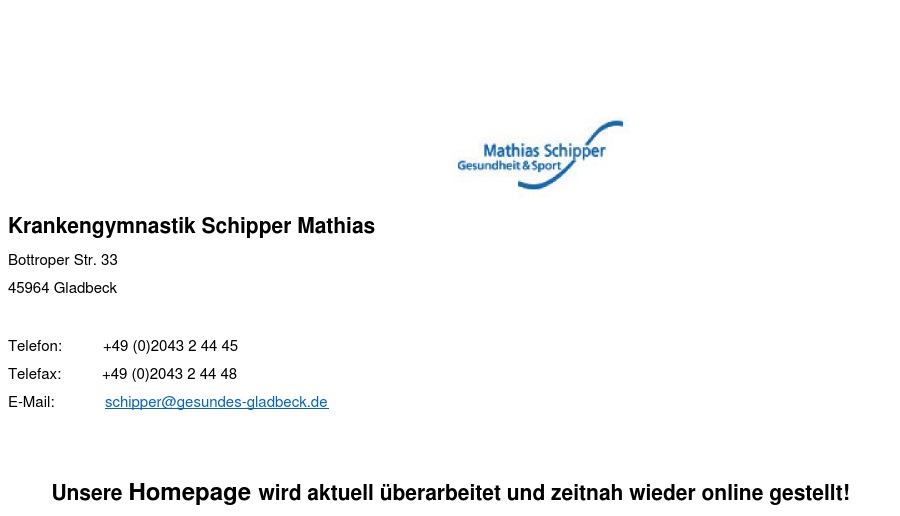 Gesundheit & Sport Mathias Schipper