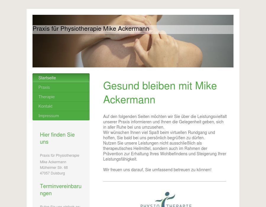 Ackermann Mike Physiotherapie