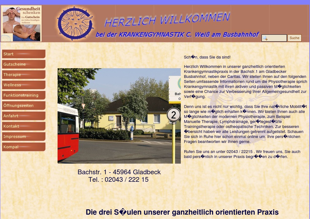 Krankengymnastik Weiß