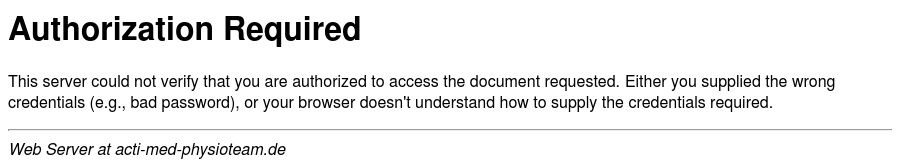 acti-med ambulantes Reha-Zentrum