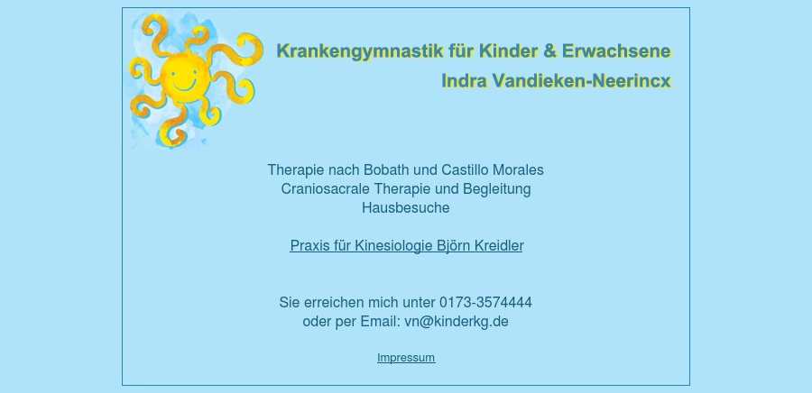 Physiotherapie für Kinder Reinert Melanie