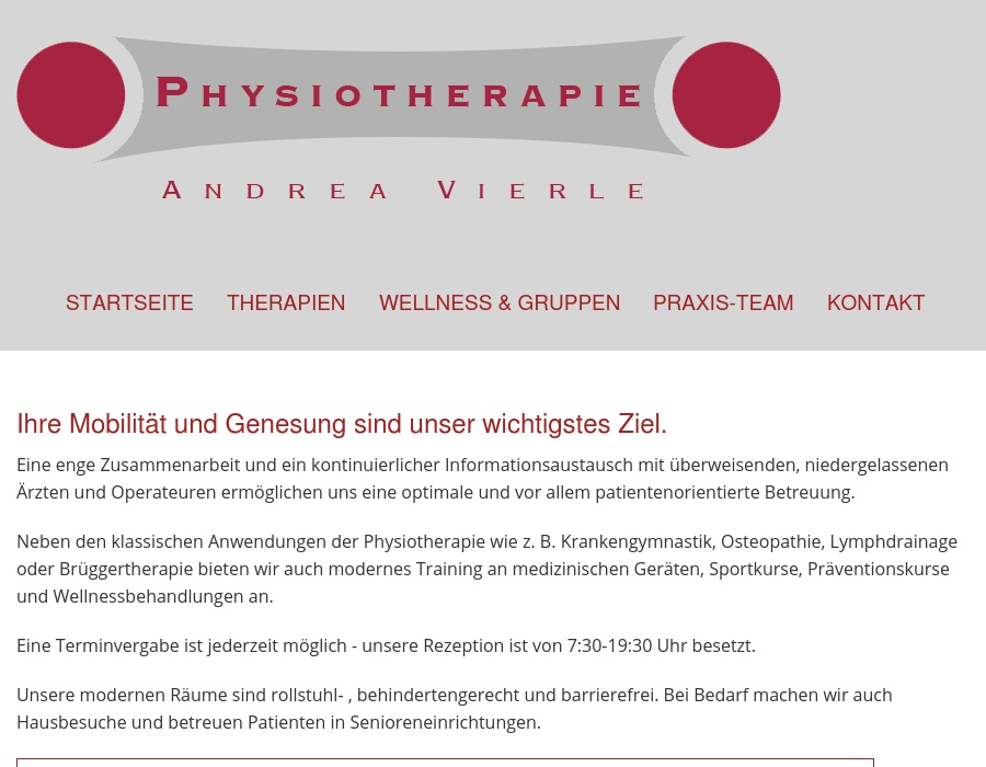 Vierle Andrea Physiotherapie