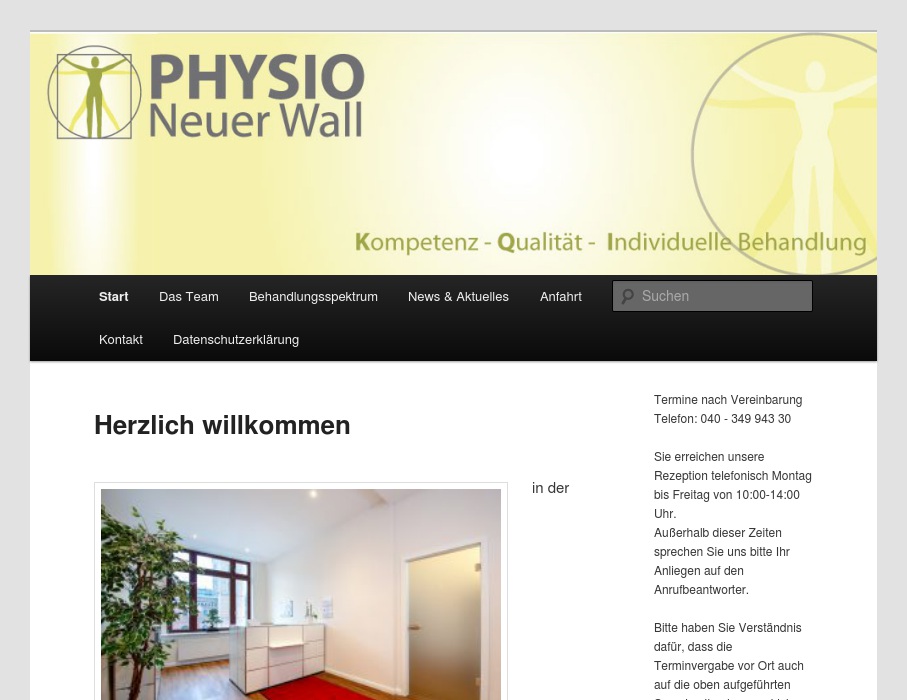 PHYSIO Neuer Wall Sven Hornbostel Physiotherapiepraxis