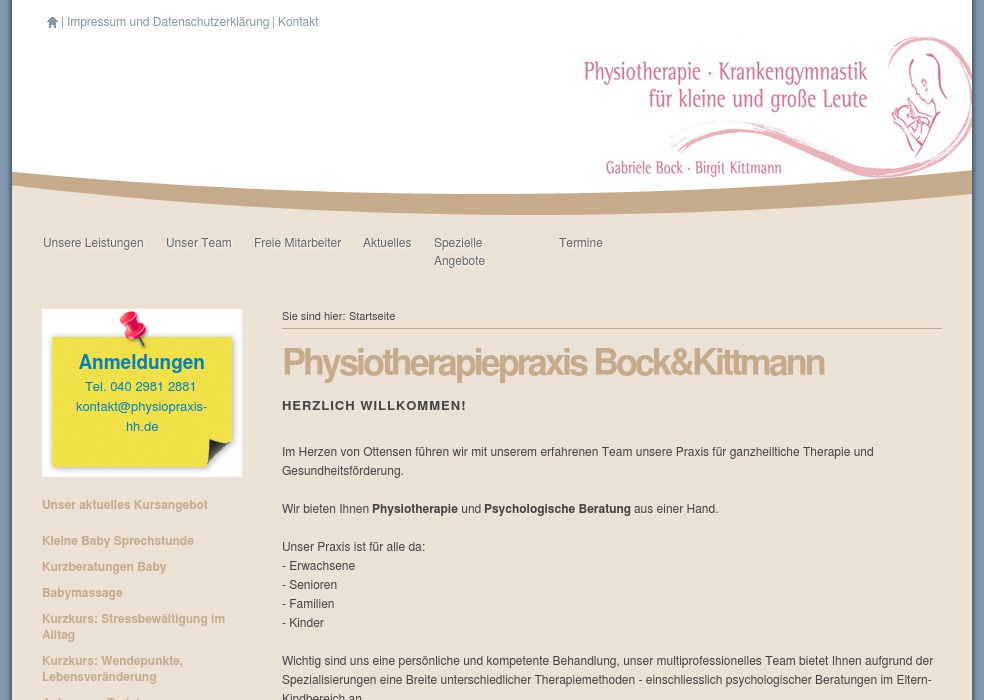 Krankengymnastik Bock & Kittmann