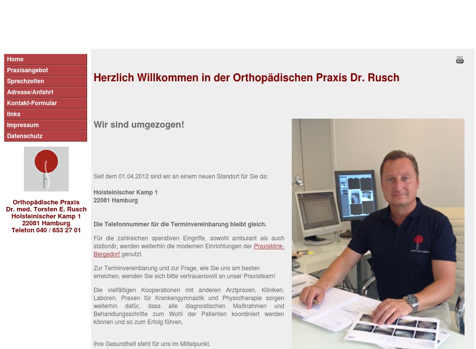 Rusch Torsten Dr.med. Orthopäde und Sportmediziner