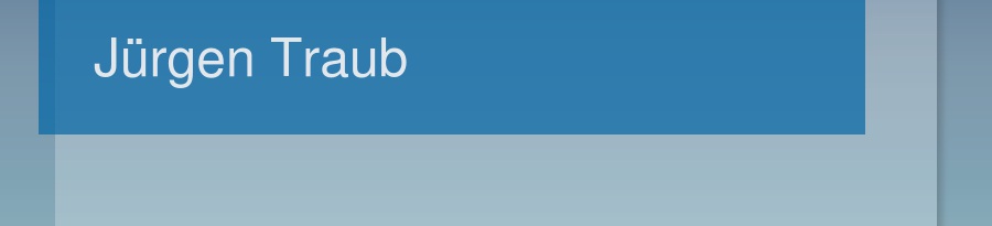 Traub Jürgen, Richtig gutes Spielzeug