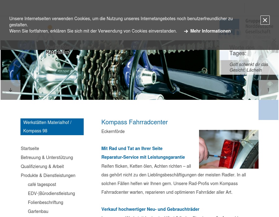 Kompass'98 Werkstatt für Menschen mit psychischen Behinderungen