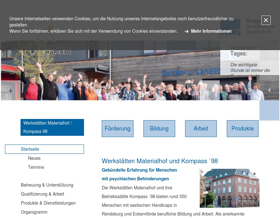 Werkstätten Materialhof - Werkstatt für Menschen mit psychischen Behinderungen