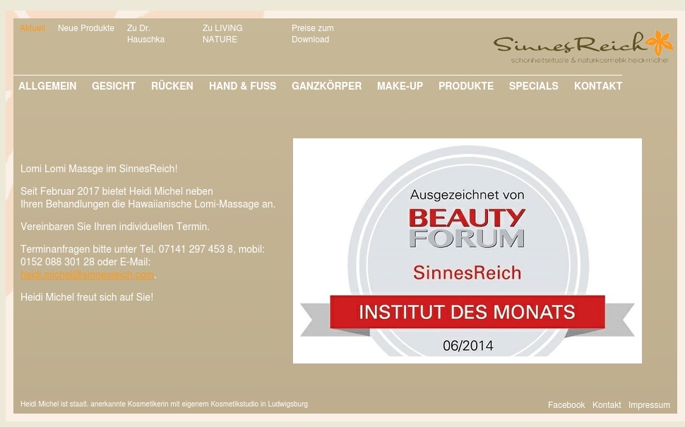 Sinnesreich, Michel Heidi