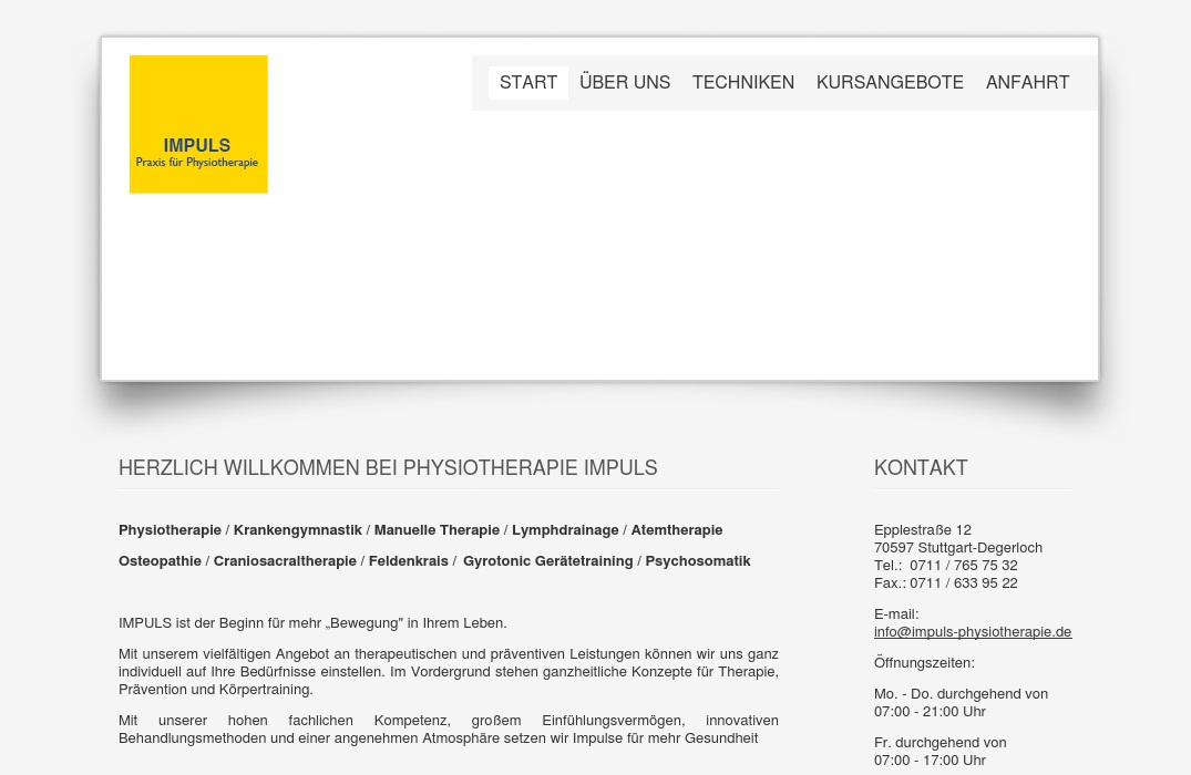 IMPULS Praxis für Physiotherapie