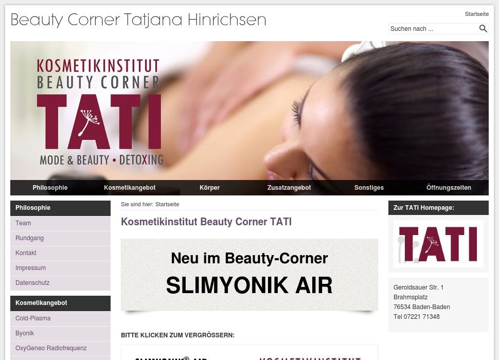 Beauty-Corner Tatjana Hinrichsen