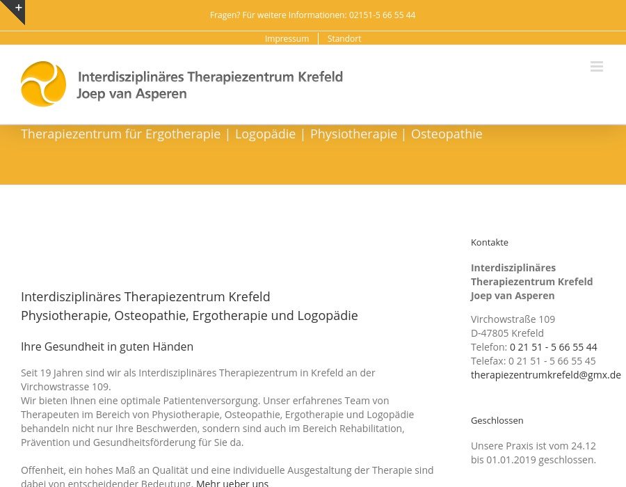 Interdisziplinäres Therapiezentrum Krefeld