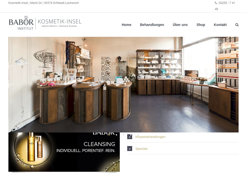 Kosmetik-Insel, Sabine Münch & Ramona Dyndra