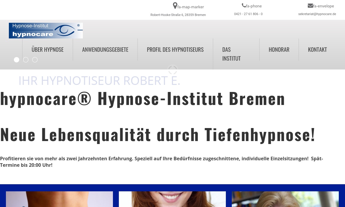 hypnocare® Hypnose-Institut - Robert E. Steindorf