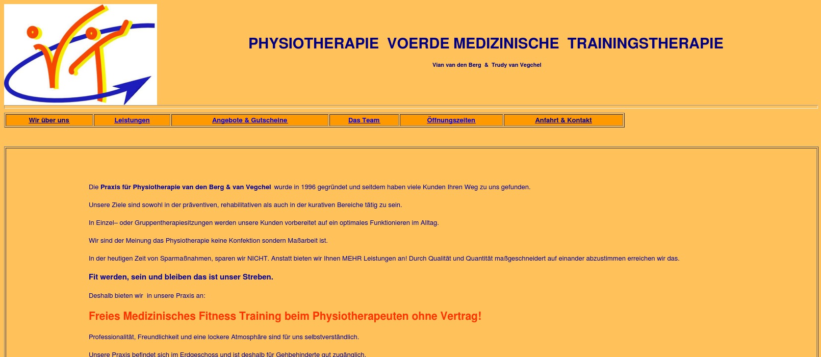 Diplom Physiotherapeuten van den Berg & van Vegchel