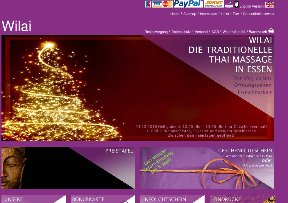 Traditionelle Thai-Massage Wilai