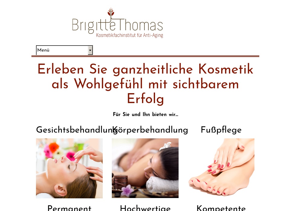 Anti-Aging Brigitte Thomas Kosmetikfachinstitut