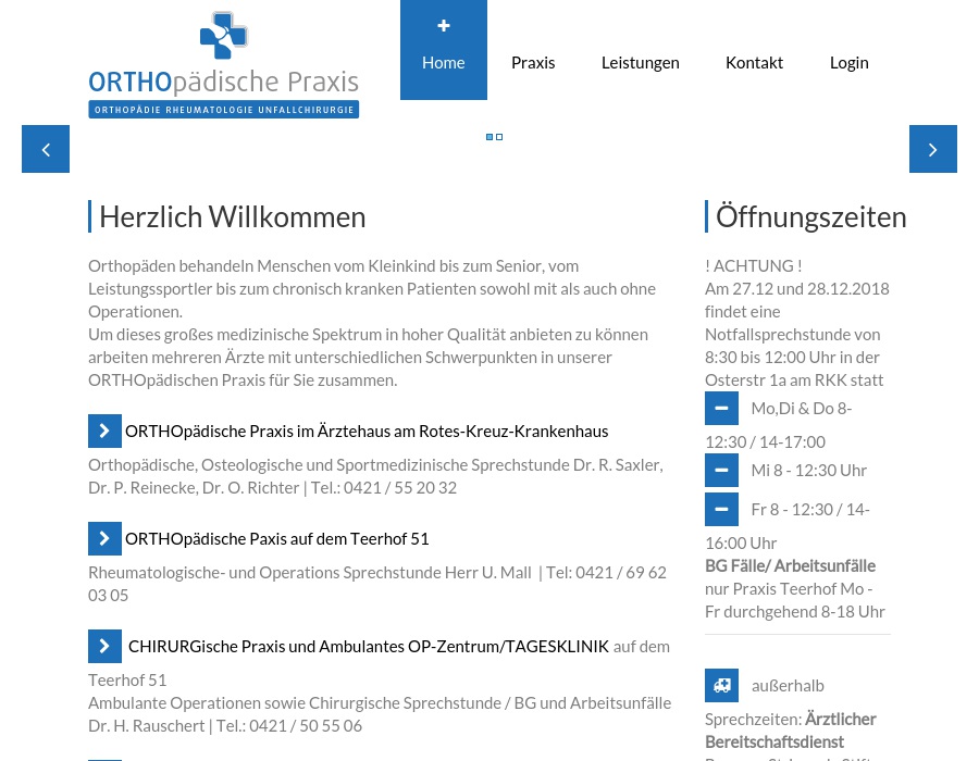 Saxler Robert Dr. med., Reinecke Peter Dr. med.