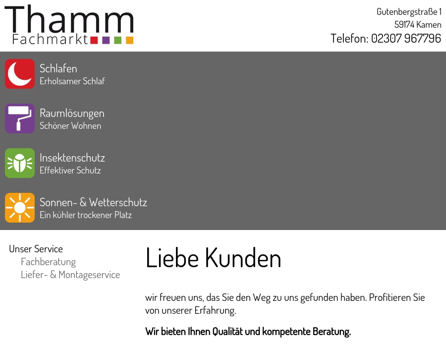 Wasserbetten-Center Thamm