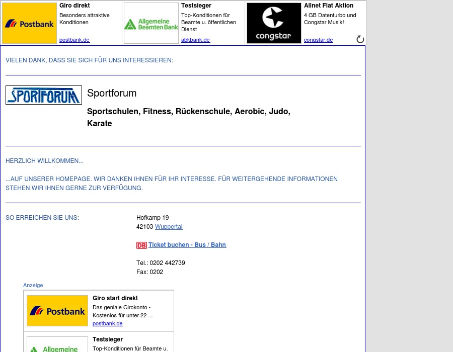Fitness-Club Sportforum / CROSSFORUM