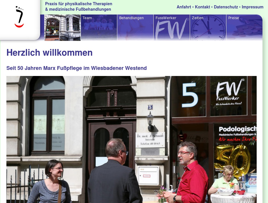 Marx Wolfgang & Petry Dorothea medizinische Fußbehandlungen