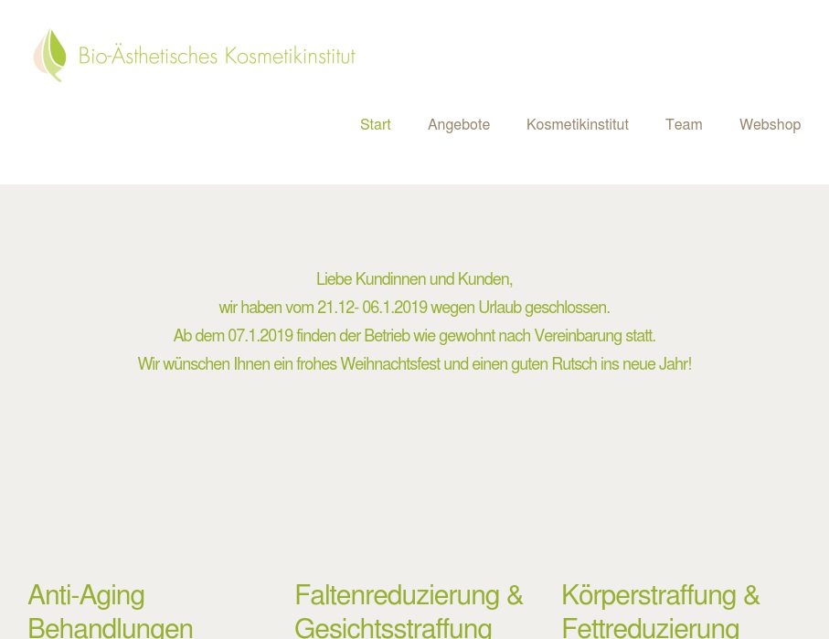 Bio-Ästhetisches Kosmetikinstitut