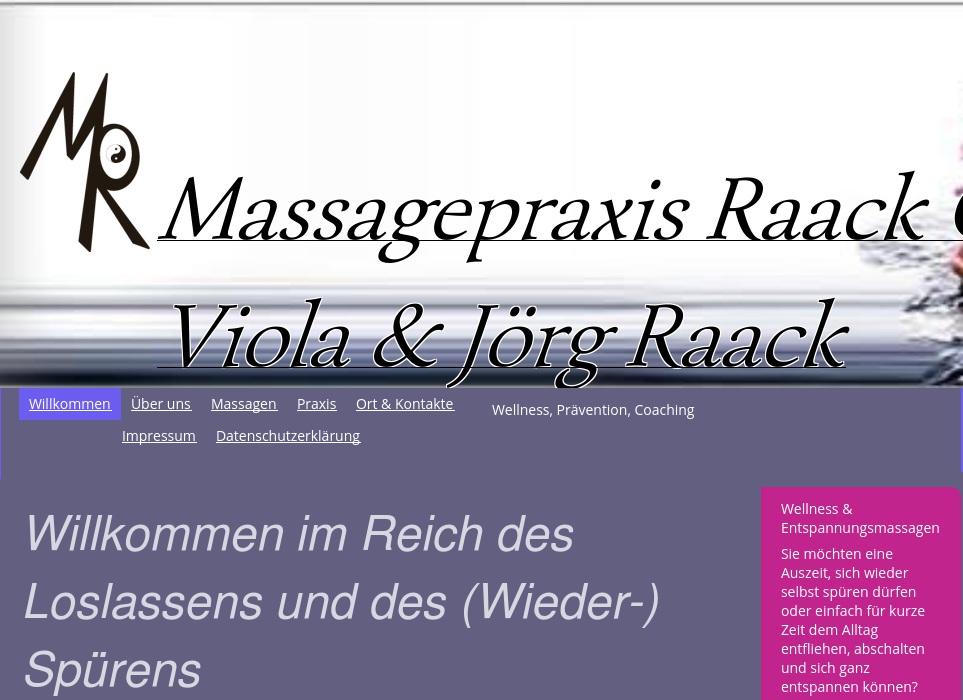Massagepraxis Raack GbR, Viola & Jörg Raack