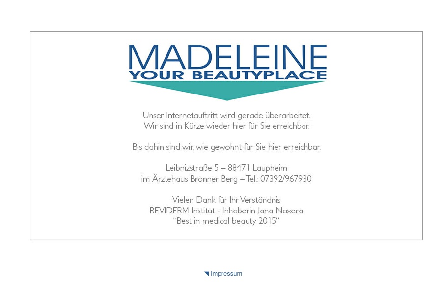 Kosmetikstudio Madeleine