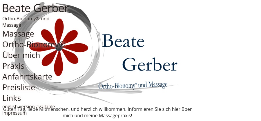 Ortho-Bionomy und Massage Gerber Beate