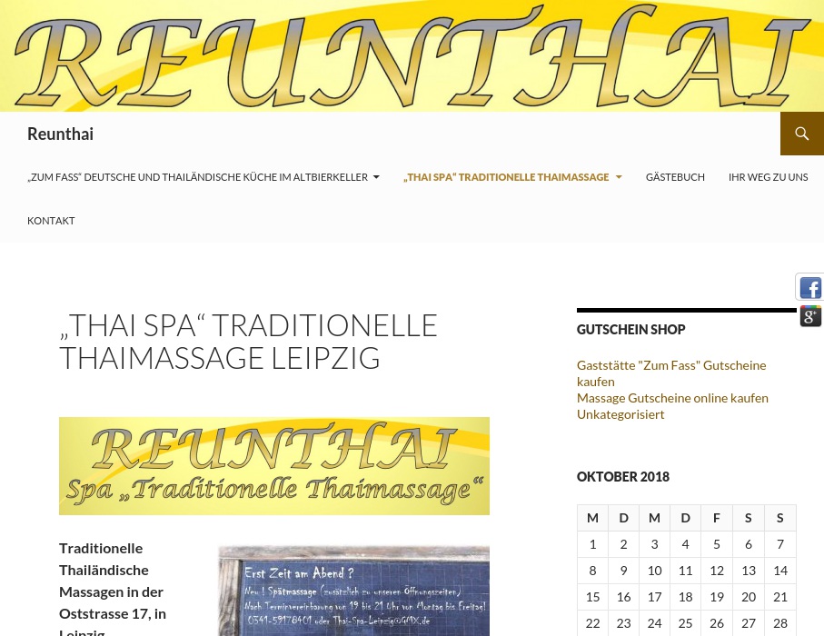 REUNTHAI traditionelle thailändische Massagen