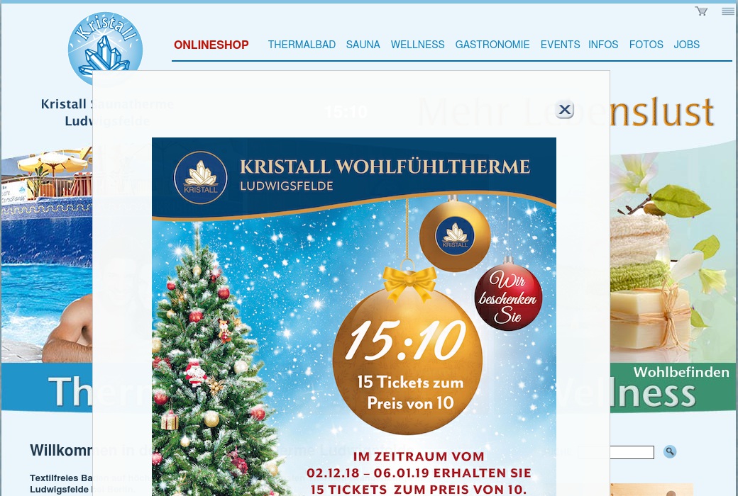 Kristall Saunatherme Ludwigsfelde