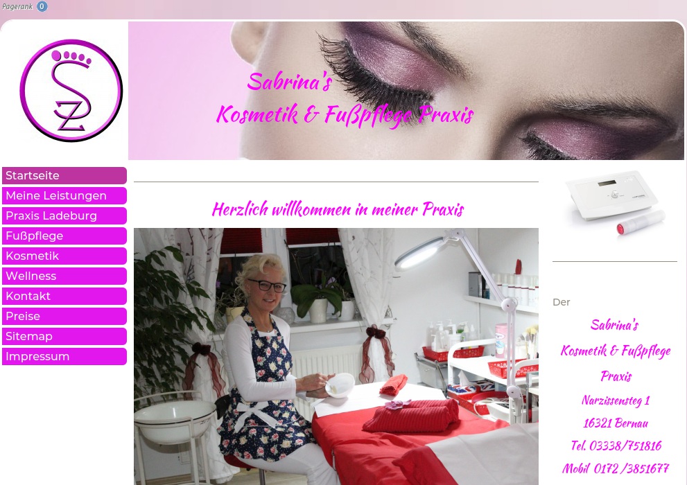 Sabrinas Kosmetik & Fußpflege Praxis