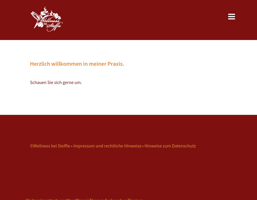 Wellness bei Steffie - Inhaberin Stefanie Holz Wellnessbehandlung