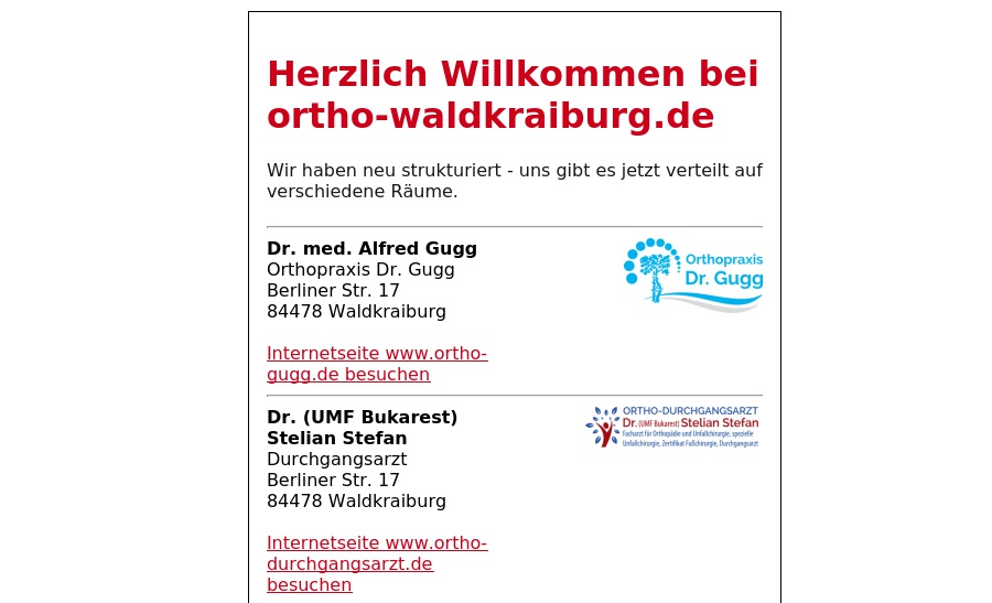 Orthozentrum Waldkraiburg